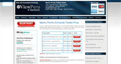 Desktop Screenshot of machupicchu-tickets.net